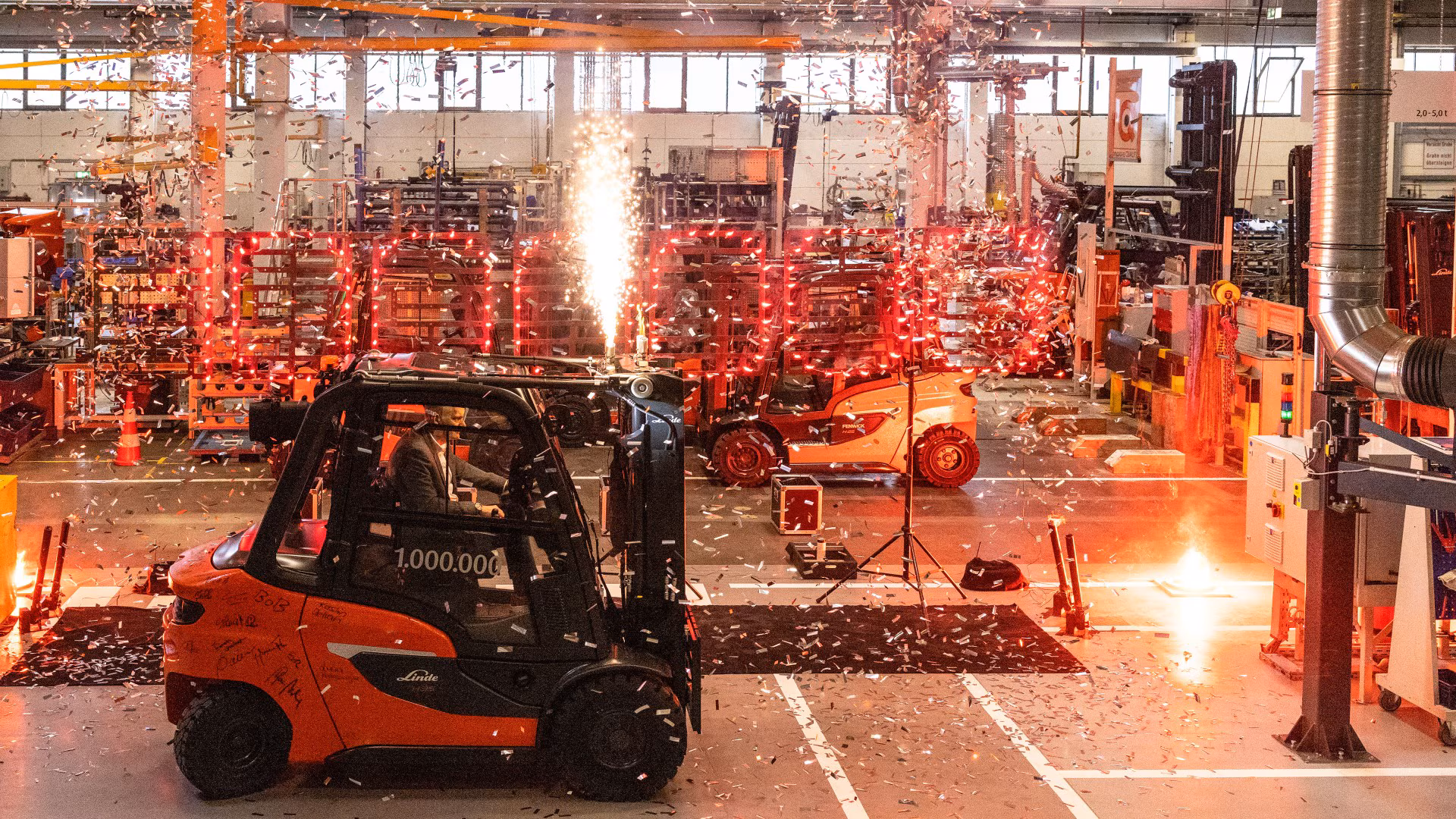 One-millionth counterbalance truck produced in Aschaffenburg